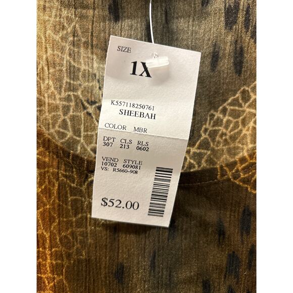 Vtg NWT BOP Jumper Long Dress/Pants Combo 1X - Picture 3 of 6